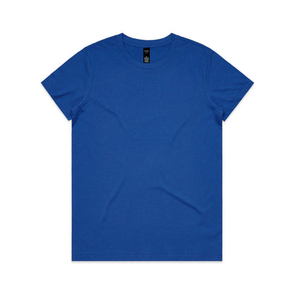 Royal blue versatile Maple Tee crew neck short sleeve t-shirt