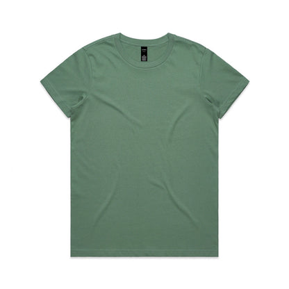 Relaxed olive green versatile Maple Tee for women