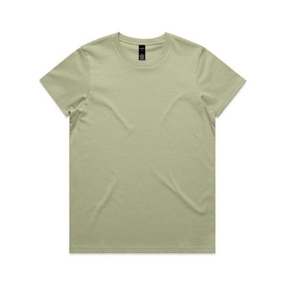 Relaxed olive green versatile Maple Tee for women