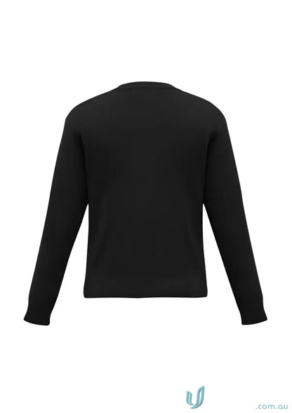 Black long-sleeved woolmix knit pullover from Woolmix Knit Pullover collection