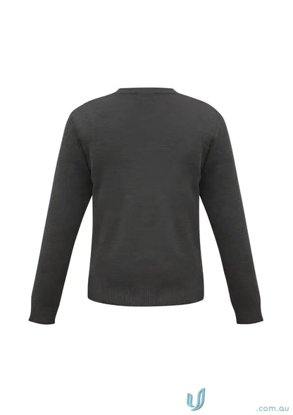 Charcoal gray Woolmix Knit Pullover showing a cozy knit pullover style