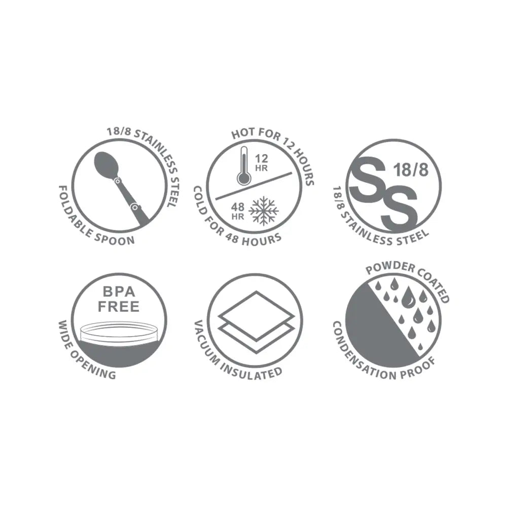 Workfuel 750ml food jar features 18 8 stainless steel vacuum insulation bpa free for workwear use