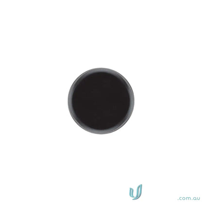 Matt black 750ml insulated food jar with circular black button and foldable spoon