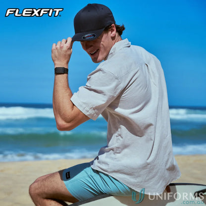 Worn By The World Flexfit Cap - Black / Youth - Headwear