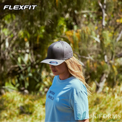 Worn By The World Flexfit Cap - Dark Grey / Youth - Headwear