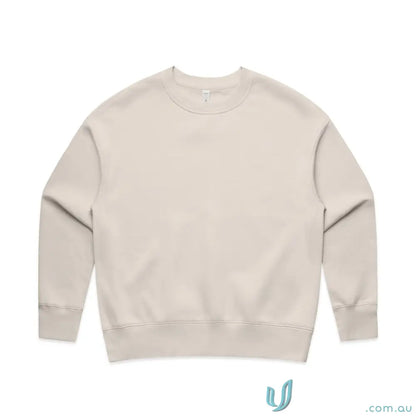 Beige Wo’s Relax Crew 4160 with relaxed fit crew neck sweatshirt for comfy style