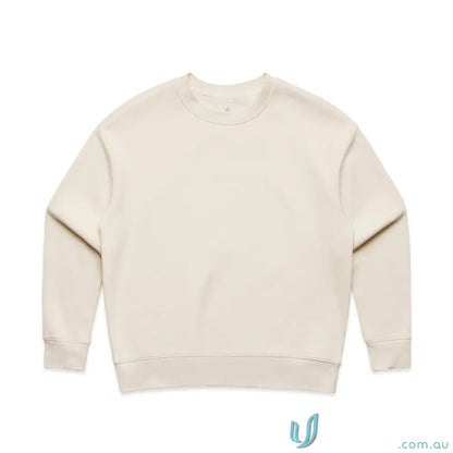 Beige Wo’s Relax Crew 4160 crew neck sweatshirt with relaxed fit for comfy style