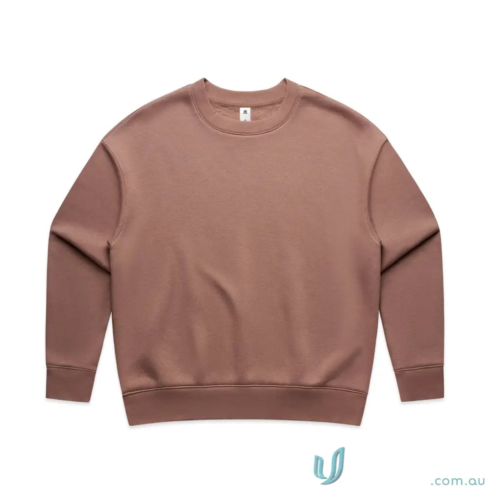 Mauve Wo’s Relax Crew 4160 with relaxed fit crew neck sweatshirt for cozy style