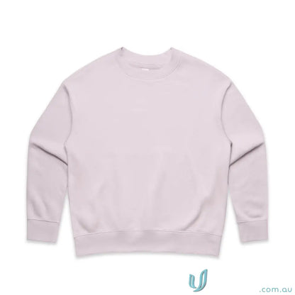 Light purple Wo’s Relax Crew sweatshirt with relaxed fit crew neck for comfy style