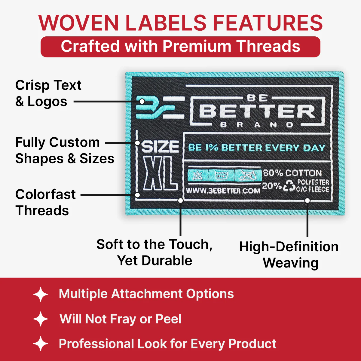 Woven Sew-In Hip Labels
