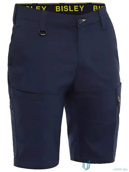 Navy blue airflow™ stretch ripstop vented cargo short from X Airflo Stretch Ripstop