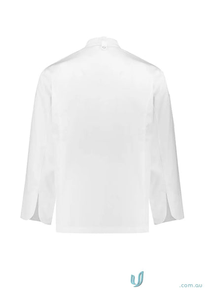 White long sleeve chef jacket from Yes Chef Al Dente Long collection
