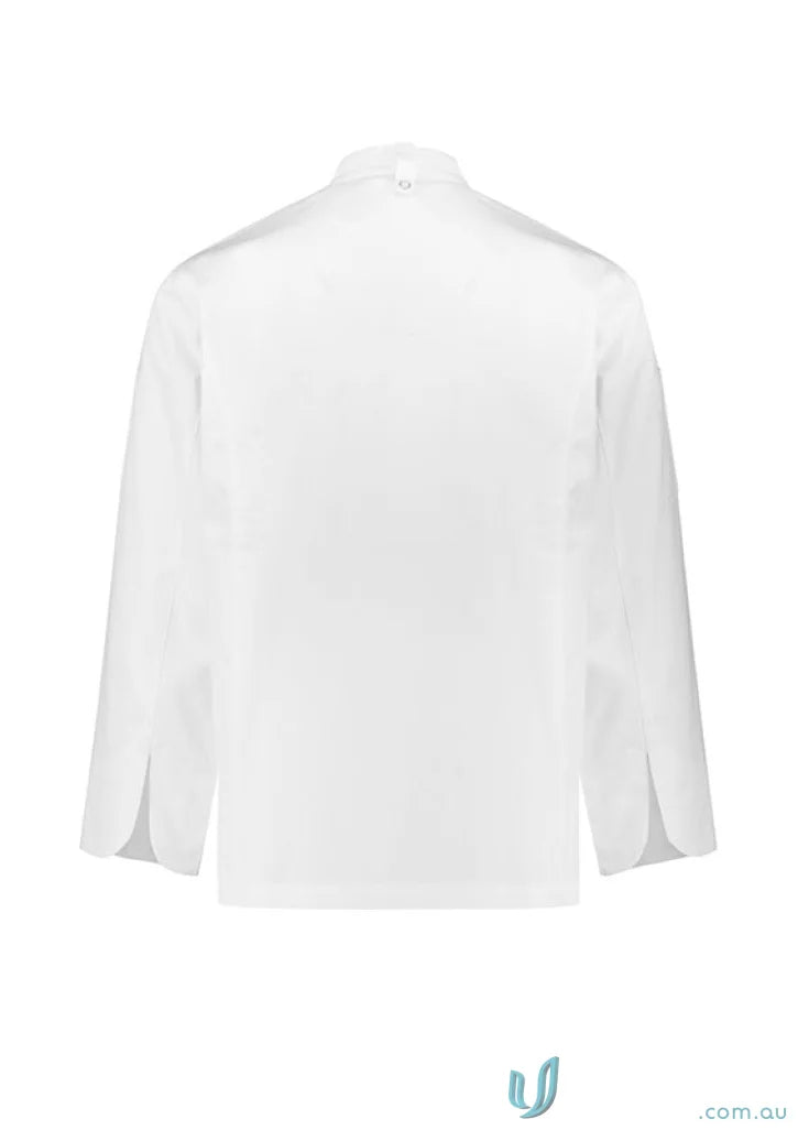 White long sleeve chef jacket from Yes Chef Al Dente Long collection