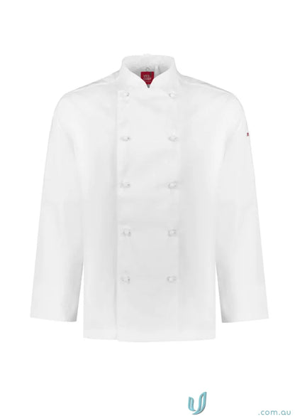 White long sleeve chef jacket from Yes Chef Al Dente LS Chef Jacket collection