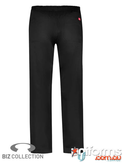 Black elastic waist womens dash chef pants for ultimate comfort and style