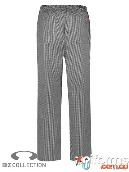 Black and white checkered ladies dash chef pants for ultimate comfort and style