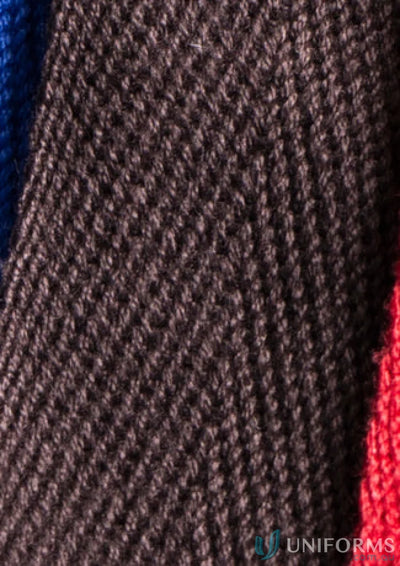 Textured brown knitted fabric on Yes Chef Urban Waist Straps with antique brass fittings