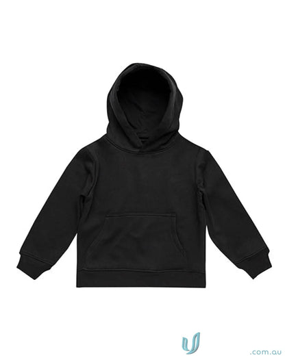 Youth Hoodie black hooded sweatshirt perfect for sports uniforms or casual workwear