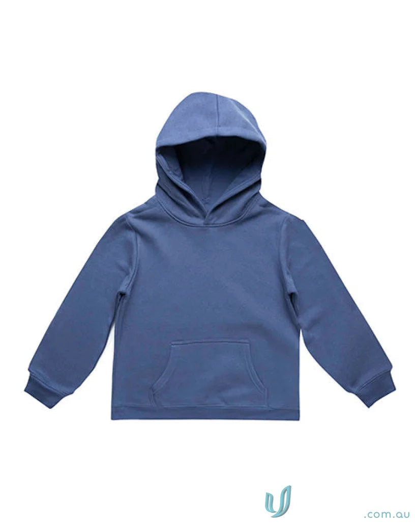 Blue hooded sweatshirt youth hoodie perfect for sporty uniforms and casual workwear