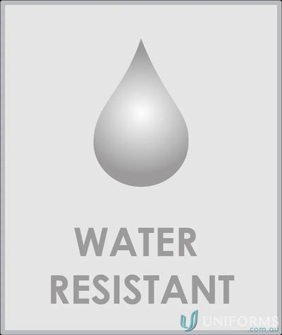 Water-resistant symbol on Youth Plain Basecamp Anorak, perfect work uniforms with a storm flap
