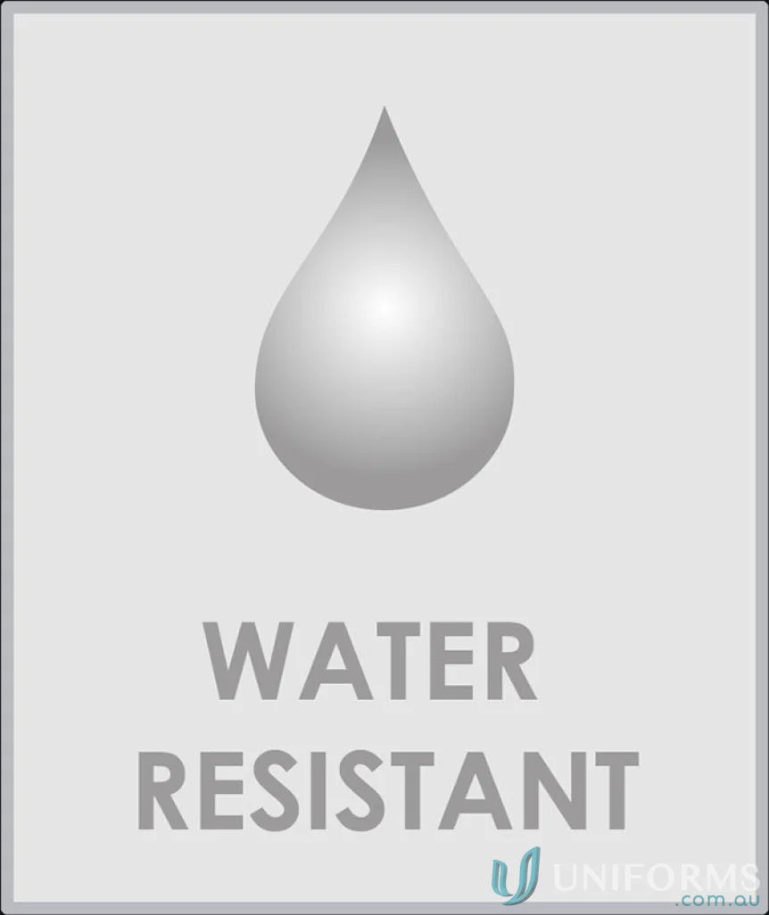 Water-resistant symbol on Youth Plain Basecamp Anorak, perfect work uniforms with a storm flap