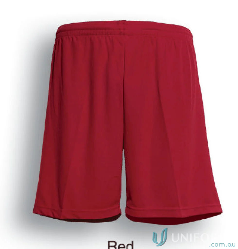Red youth soccer breezeway shorts perfect for football shorts and sporty uniforms