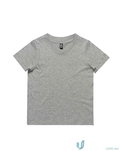 Gray short-sleeved Youth T-Shirt perfect for uniforms or casual workwear