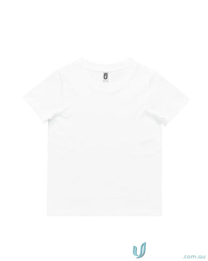 White short-sleeved Youth T-Shirt perfect for uniforms or workwear
