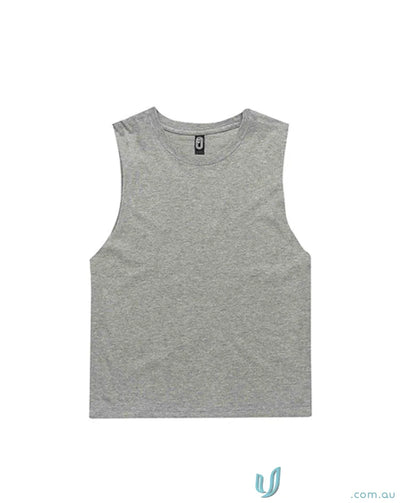 Gray sleeveless youth tank top perfect for sports or school uniforms