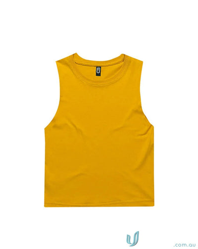 Mustard-colored Youth Tank Top perfect for casual uniforms and measuring your style