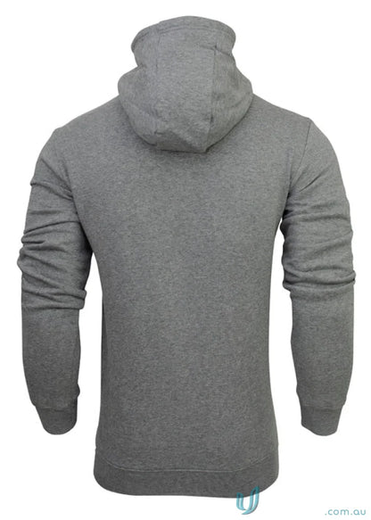 Gray hooded sweatshirt from Youth Torquay Hoodies with low-pill fabric and tie cord closure