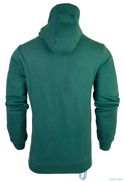 Green hoodie from Youth Torquay Hoodies with tie cord closure and low-pill fabric