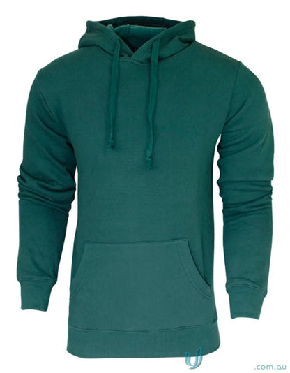 Green hooded sweatshirt from Youth Torquay Hoodies with tie cord closure and low-pill fabric