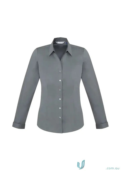 Gray monaco long women’s biz collection ladies long sleeve shirt for women