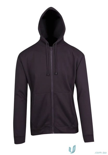 Dark hooded zip hoodie perfect for casual wear and work uniforms