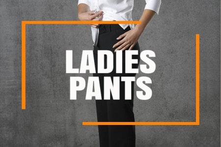 Ladies business pants in a sleek and professional design for workplace attire
