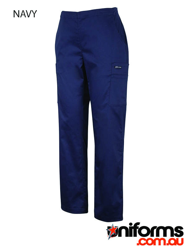 4SPP1_NAVY1__1716098077_555.jpg JB'S Ladies Premium Scrub Cargo Pant 4SPP1 in Navy