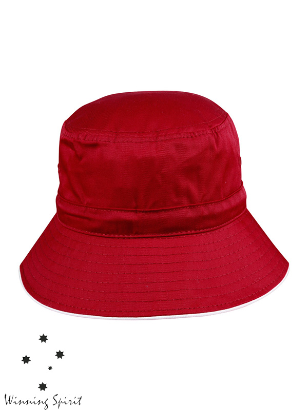 Winning Spirit Sandwich Bucket Hat in Navy and Skyblue - SKU H1033