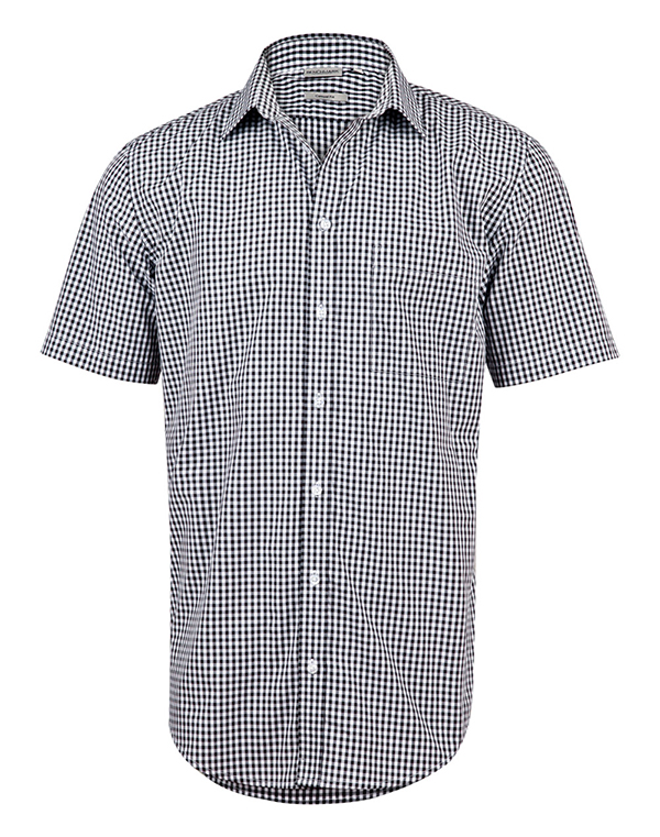 Gingham Roll Up L/S Shirt | MENS Shirts Biz Collection Shirts