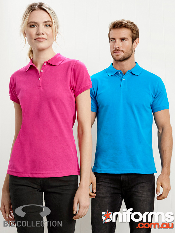 P2125 Red Back View - Stylish Work Uniform
