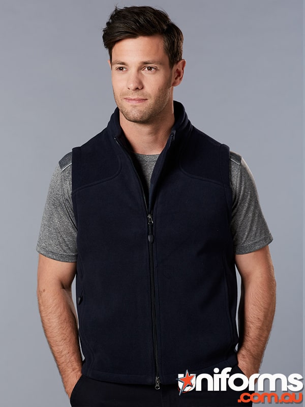 Micro Bonded Polar Fleece Vest | Uniforms.com.au | Biz Collection ...