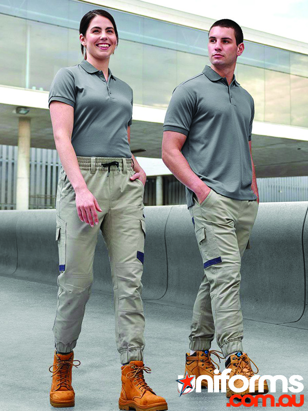 WP28_03__1707447032_442.jpg Winning Spirit Unisex Cotton Stretch Drill Cuffed Work Pants (WP28) - Size options available to ensure a perfect fit for every body type.