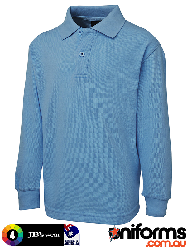 2KLP KIDS Long Sleeve 210 POLO Light Blue  1627021014 790