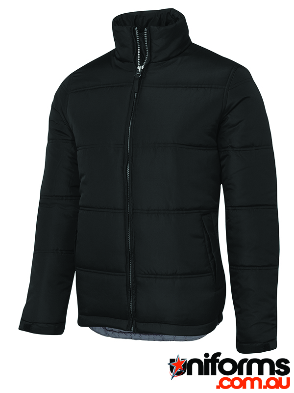 Showcasing the JB'S Adventure Puffer Jacket 3ADJ in Black Grey.