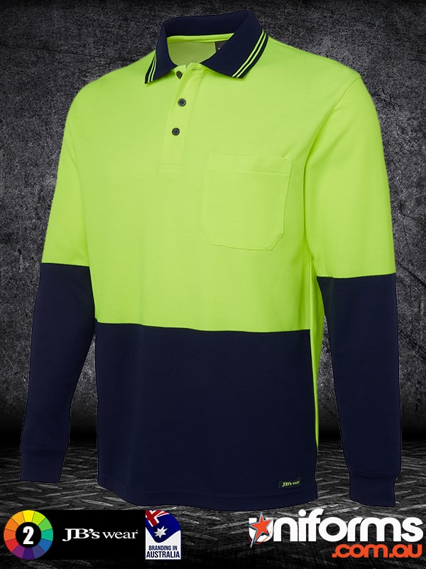 6HPL_HI_VIS_Long_Sleeve_COTTON_BACK_POLO_Lime_Navy__1592788847_0