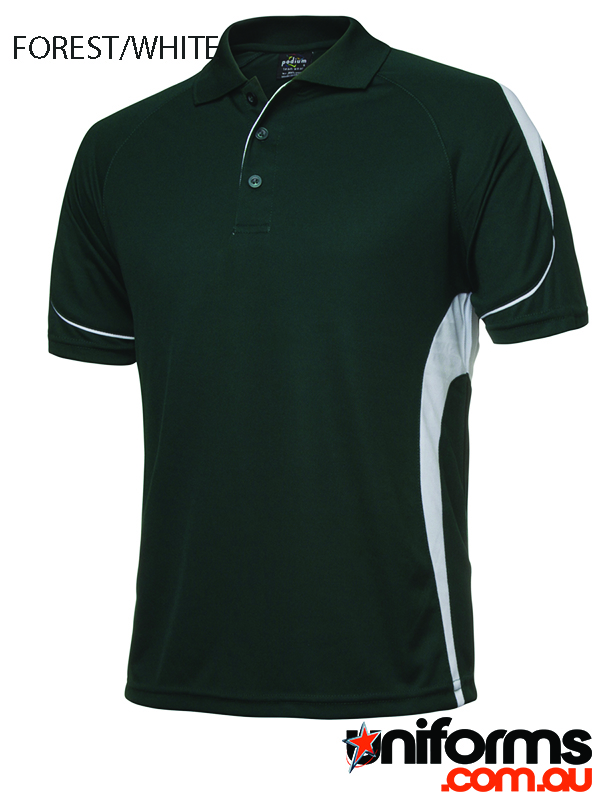 Showcasing the JB's Kids Podium Bell Polo 7BEL-K in Forest White.