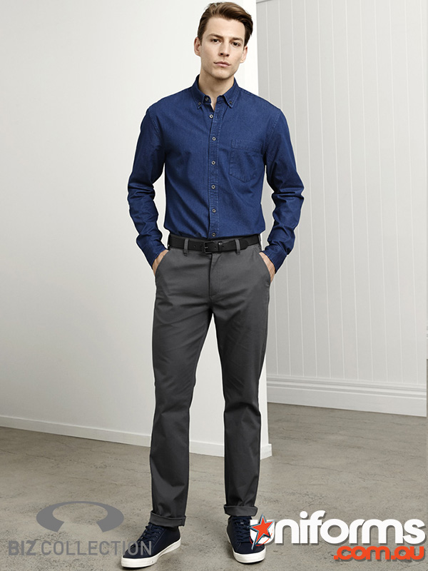 Biz Collection Lawson Stretch Chino Pants (BS724M) - Perfectly tailored chinos for a polished look at work or play.