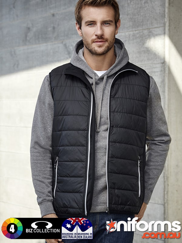 Biz Collection Men&apos;s Stealth Vest (J616M) - Stylish and Comfortable Workwear for Professionals