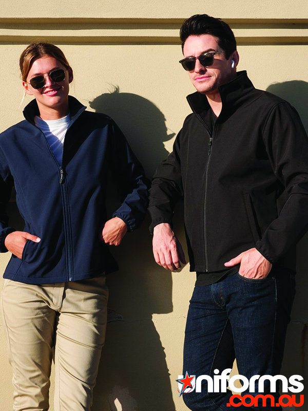 Ladies Alta Jacket in classic soft shell design, perfect for winter warmth and style.