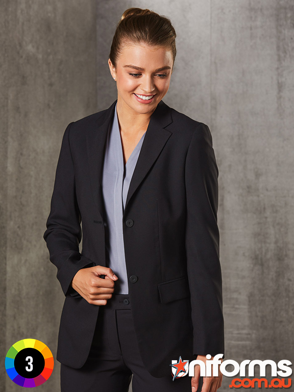 M9206_Womens_PolyViscose_Stretch_Two_Buttons_Mid_Length_Jacket__1580875592_85